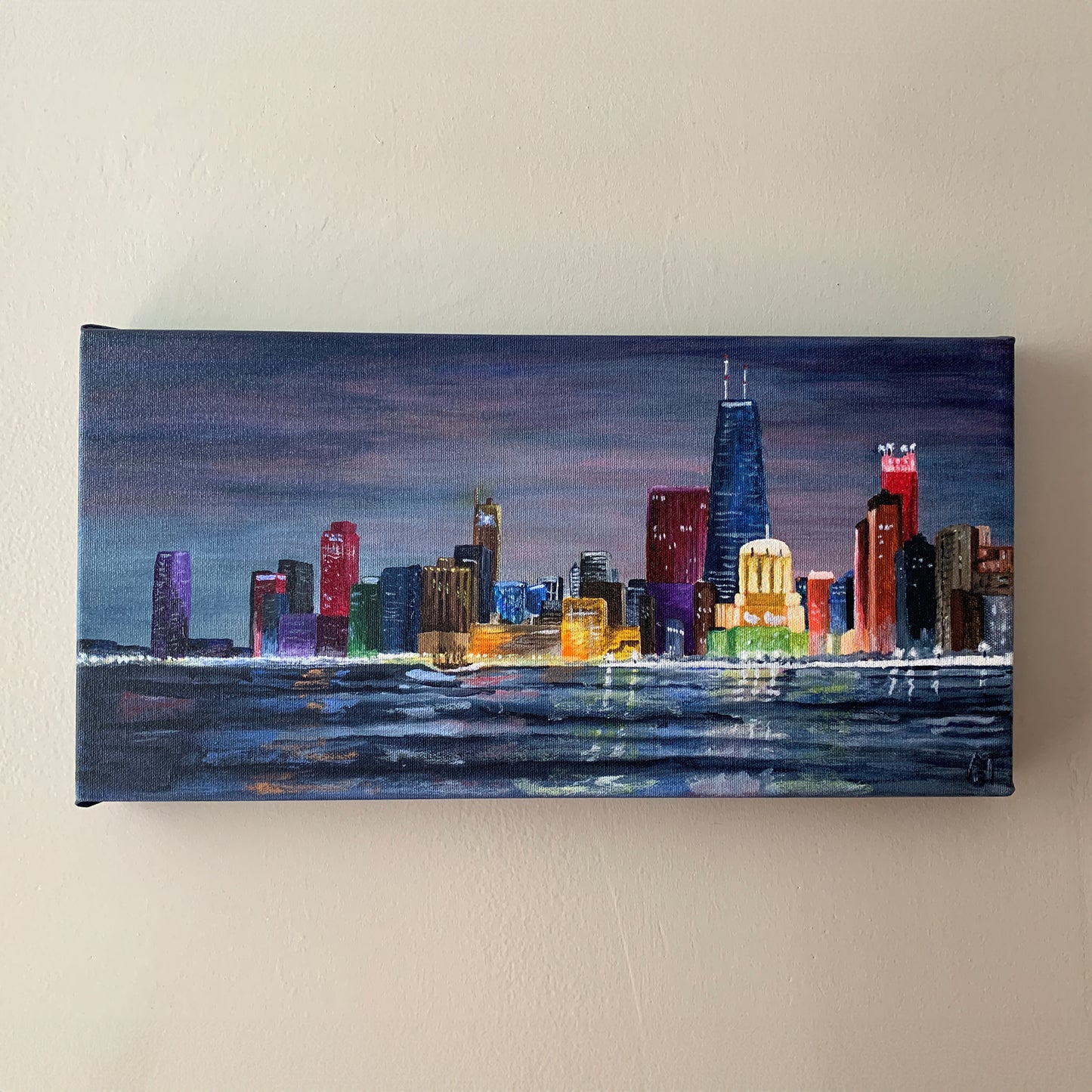 Chicago Skyline Original Art