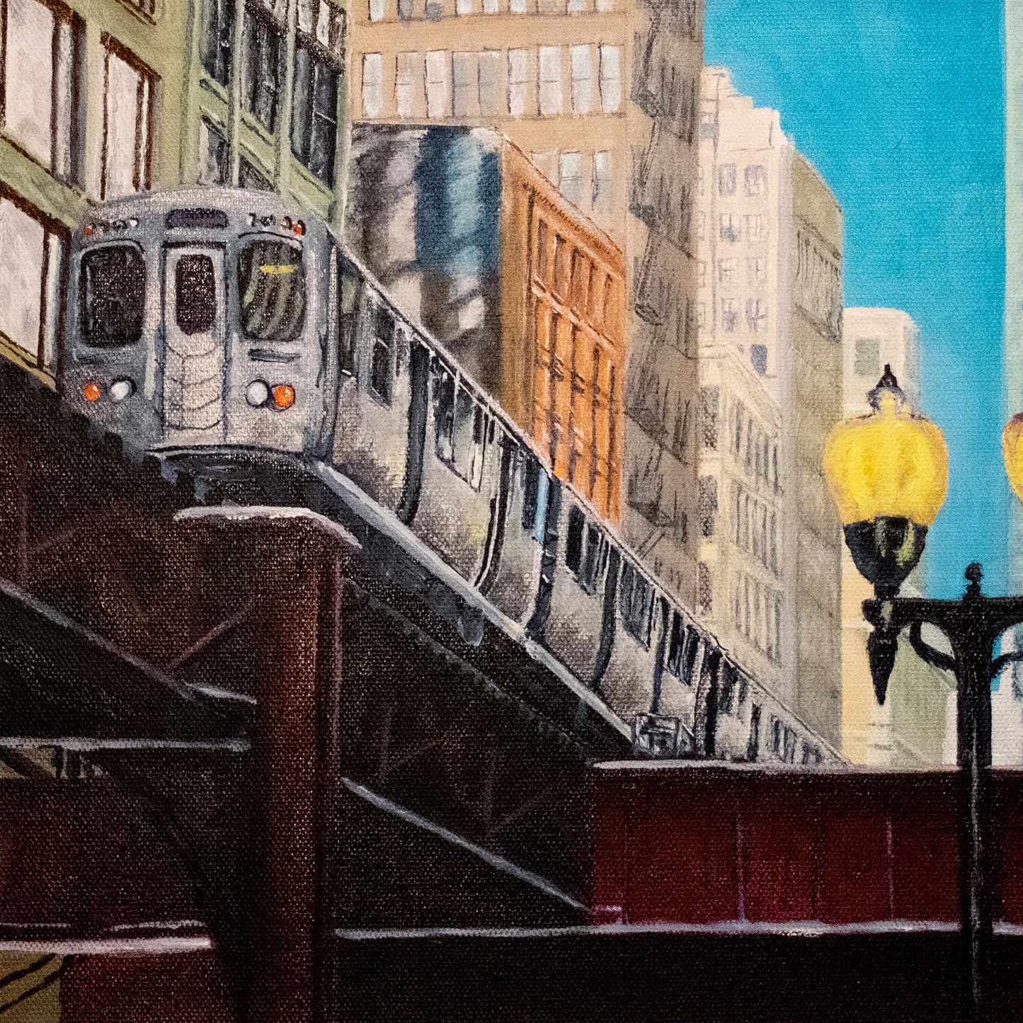 Up At The El Original Art