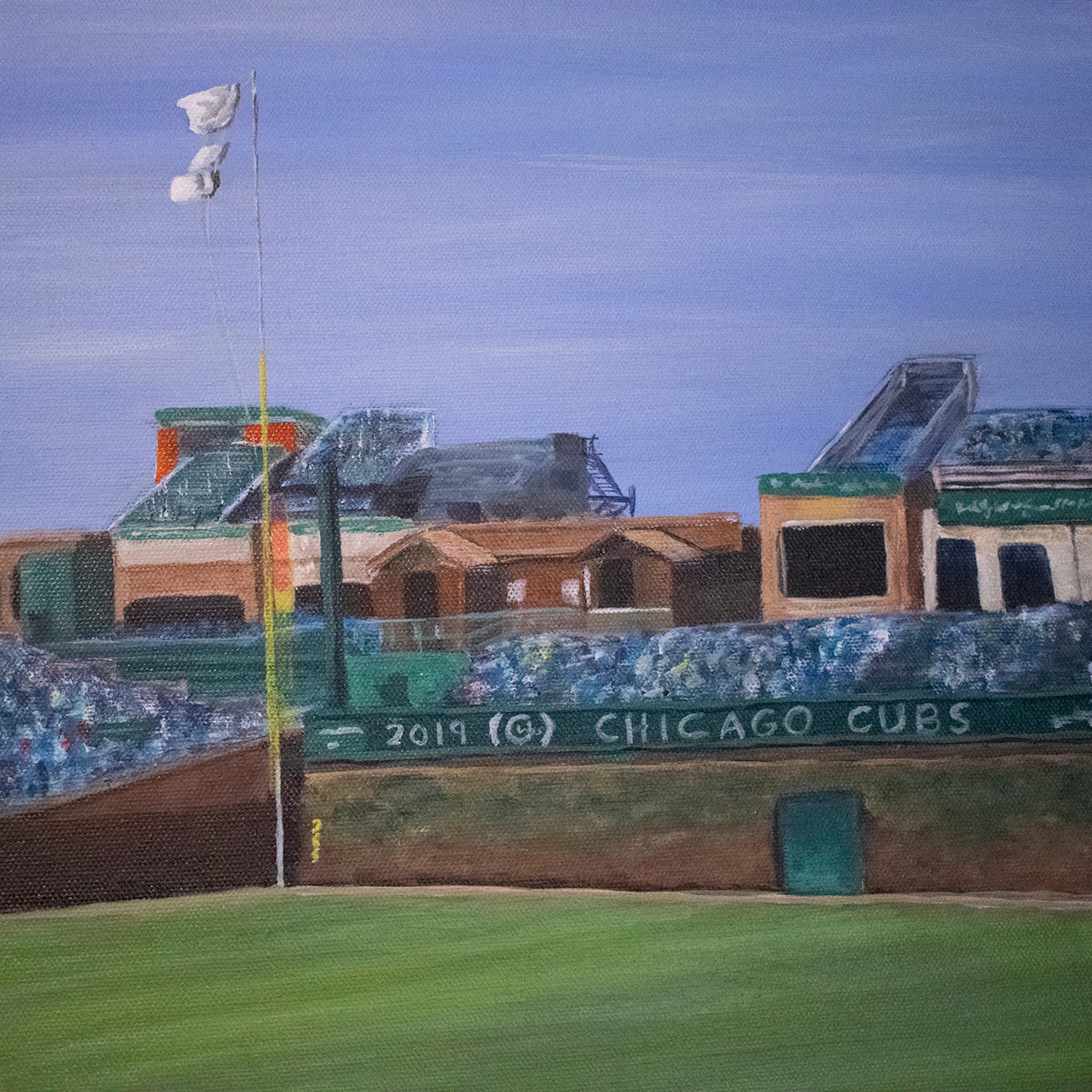 Spring Day at Wrigley Original Art