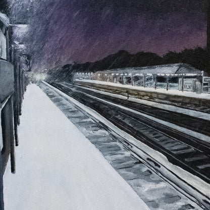 Wellington Station in the Snow Original Art