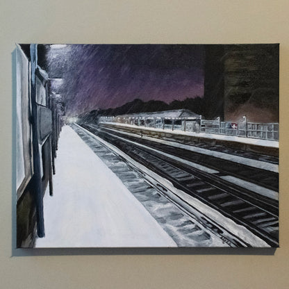 Wellington Station in the Snow Original Art