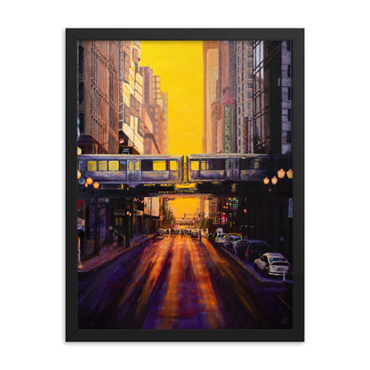 Chicagohenge Framed Print