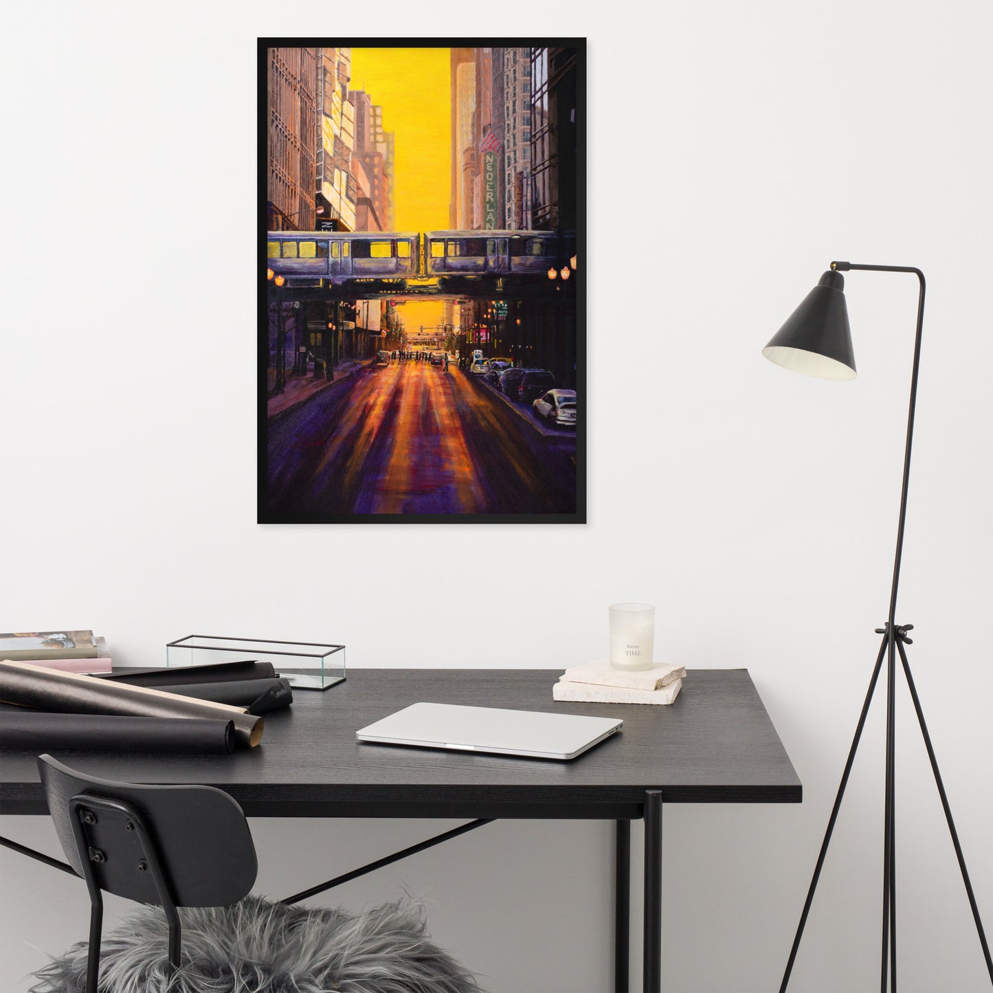 Chicagohenge Framed Print