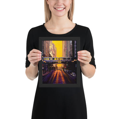 Chicagohenge Framed Print