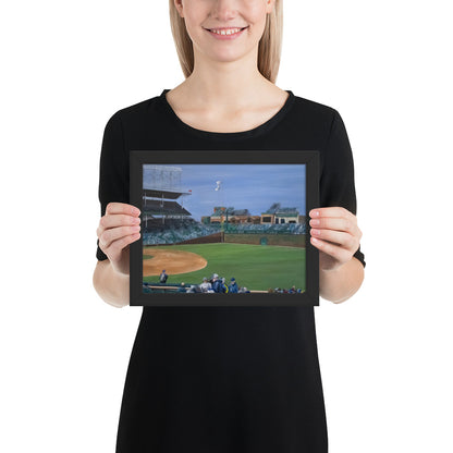 Spring Day at Wrigley Framed Print