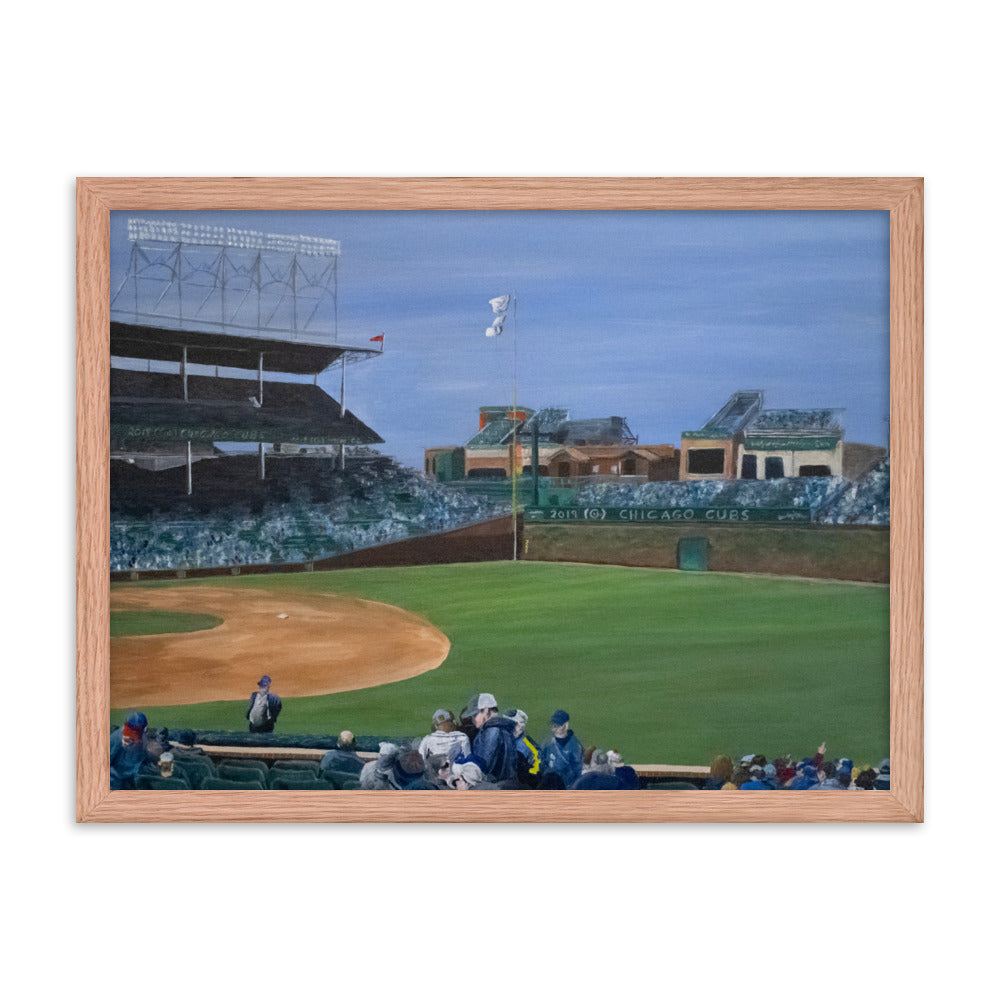 Spring Day at Wrigley Framed Print