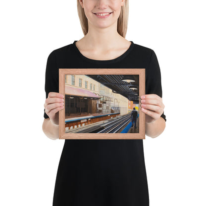 Quincy Station Framed Print