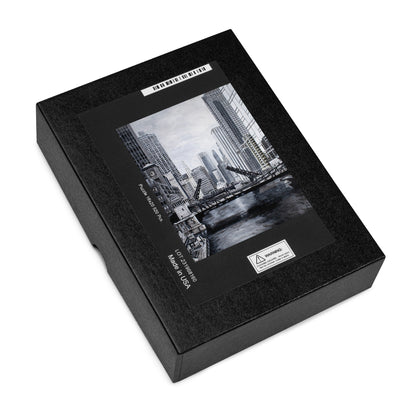 Downtown Bridges in Gray Jigsaw Puzzle